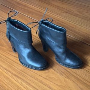 Classy European BRONX Ankle Boots with Tie